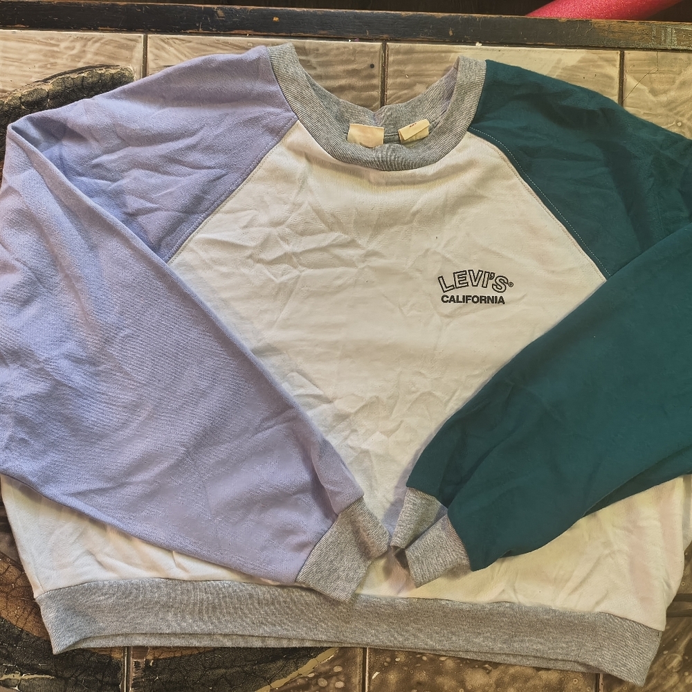 Levi's Crop Colorblock Sweater